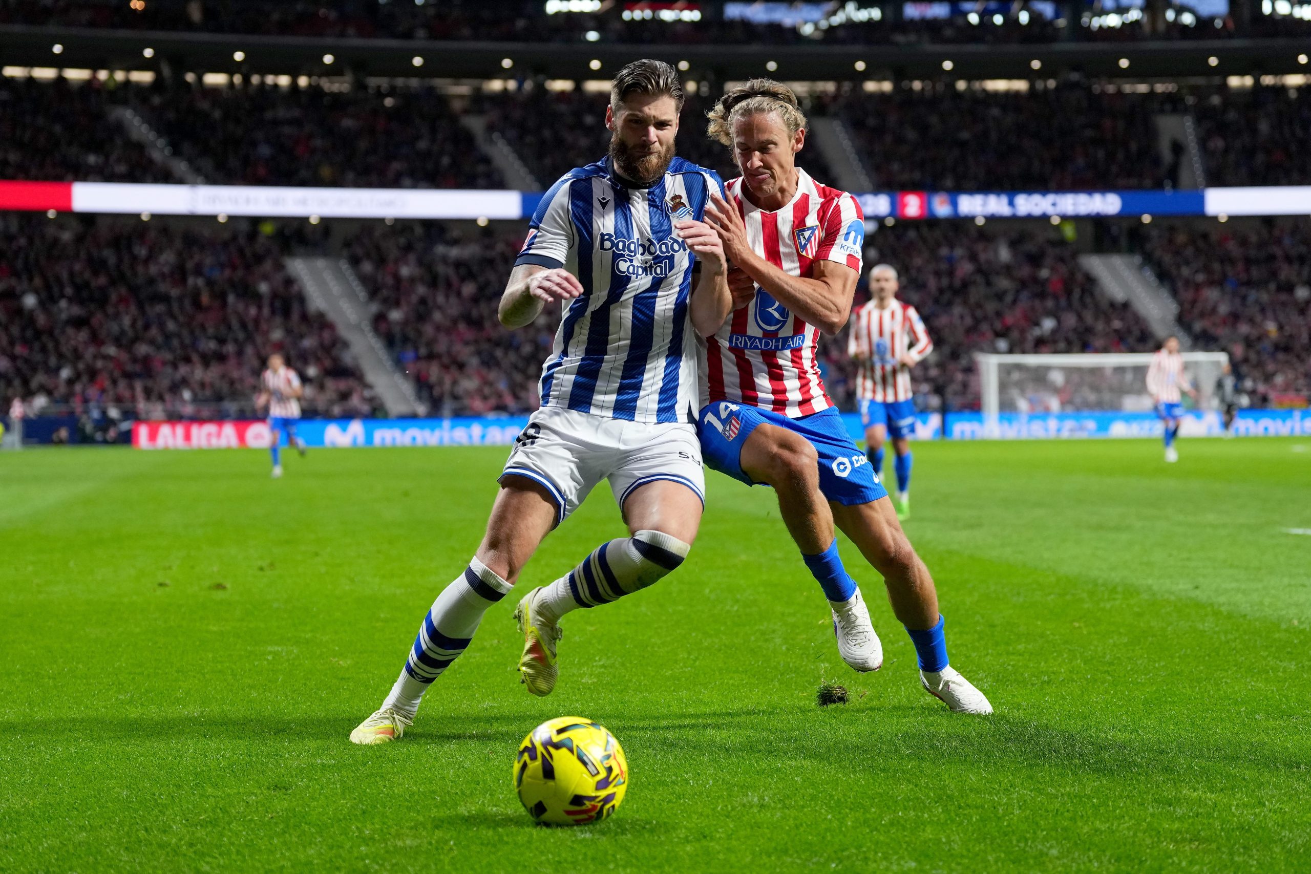 El Atlético se lleva el ensayo de final copera.