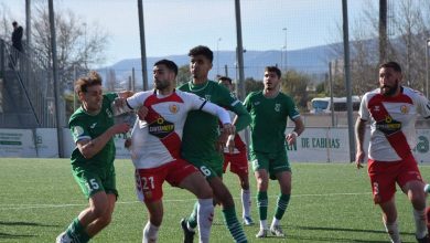 Imagen del duelo entre UE Cornellà y CE L'Hospitalet