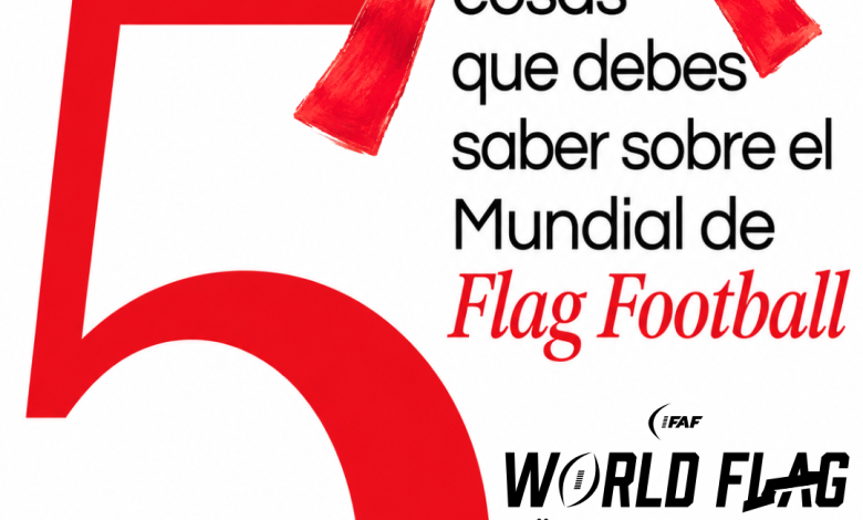 El Mundial de Flag Football 2026 se disputará en Düsseldorf (Alemania) y participarán un total de 32 selecciones, España con opciones