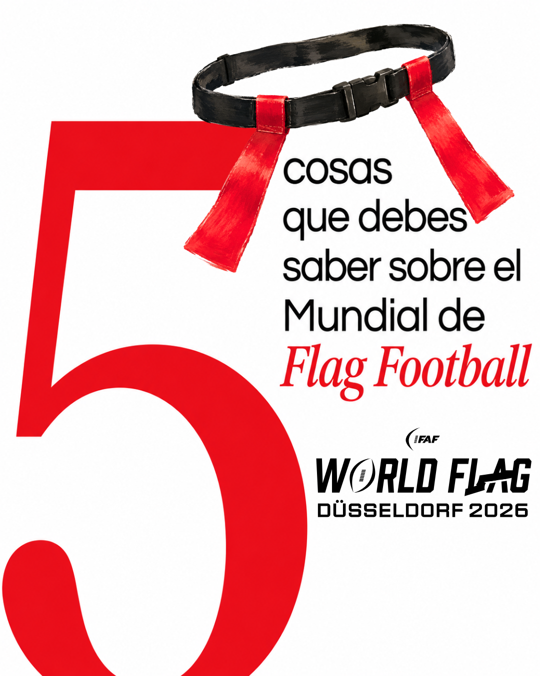El Mundial de Flag Football 2026 se disputará en Düsseldorf (Alemania) y participarán un total de 32 selecciones, España con opciones
