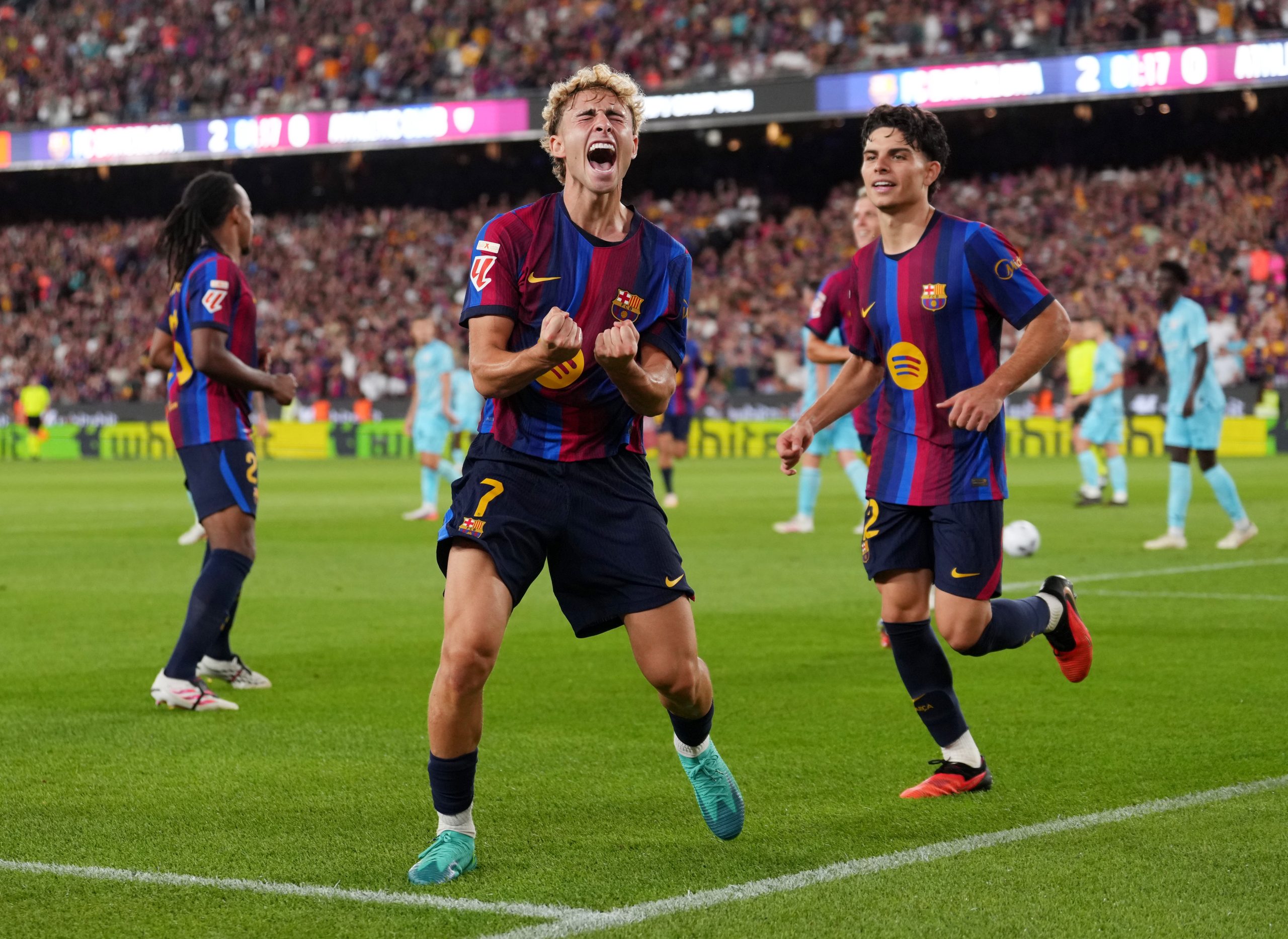 El Barça gana en casa 2-0