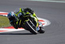 Raúl Fernández en un entrenamiento en Silverstone