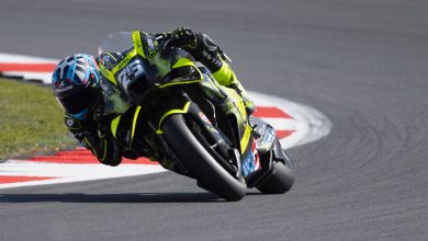 Raúl Fernández en un entrenamiento en Silverstone