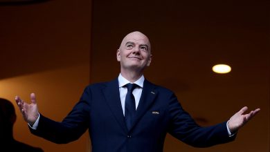 Infantino durante el partido entre aíses Bajos y Marruecos del pasado Mundial.